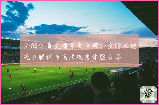 企鹅体育直播年度口碑：全新功能亮点解析与高清观看体验分享